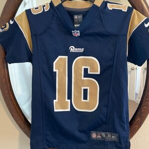 NFL Nike Los Angeles Rams Goff  16 Jersey Youth Size 8 Small